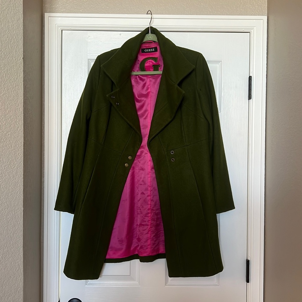 Green Guess jacket